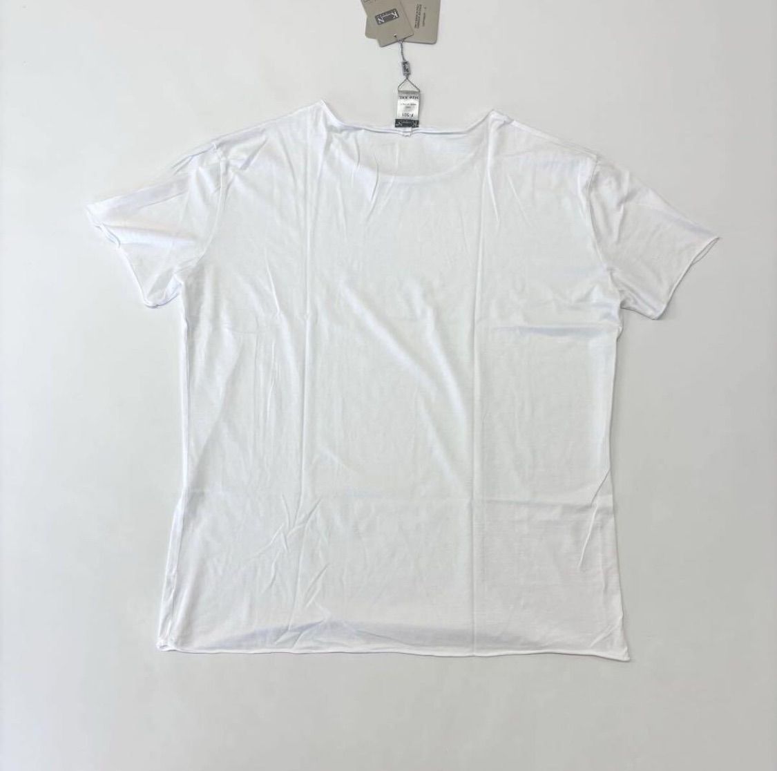 2025 KristenseN DU NORD クリステンセンドゥノルド F-501 カットオフ Tシャツ カットソー WHITE サイズ XXL 定価37 400円 708-0070