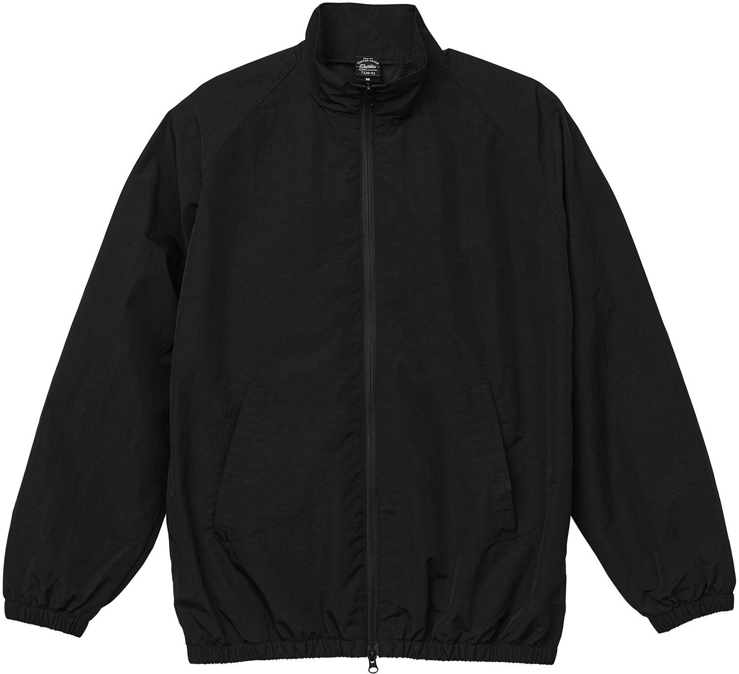 ユナイテッドアスレ UnitedAthle コットンライク ナイロン トレーニング ジャケット 裏地付 722001 86 ネイビー