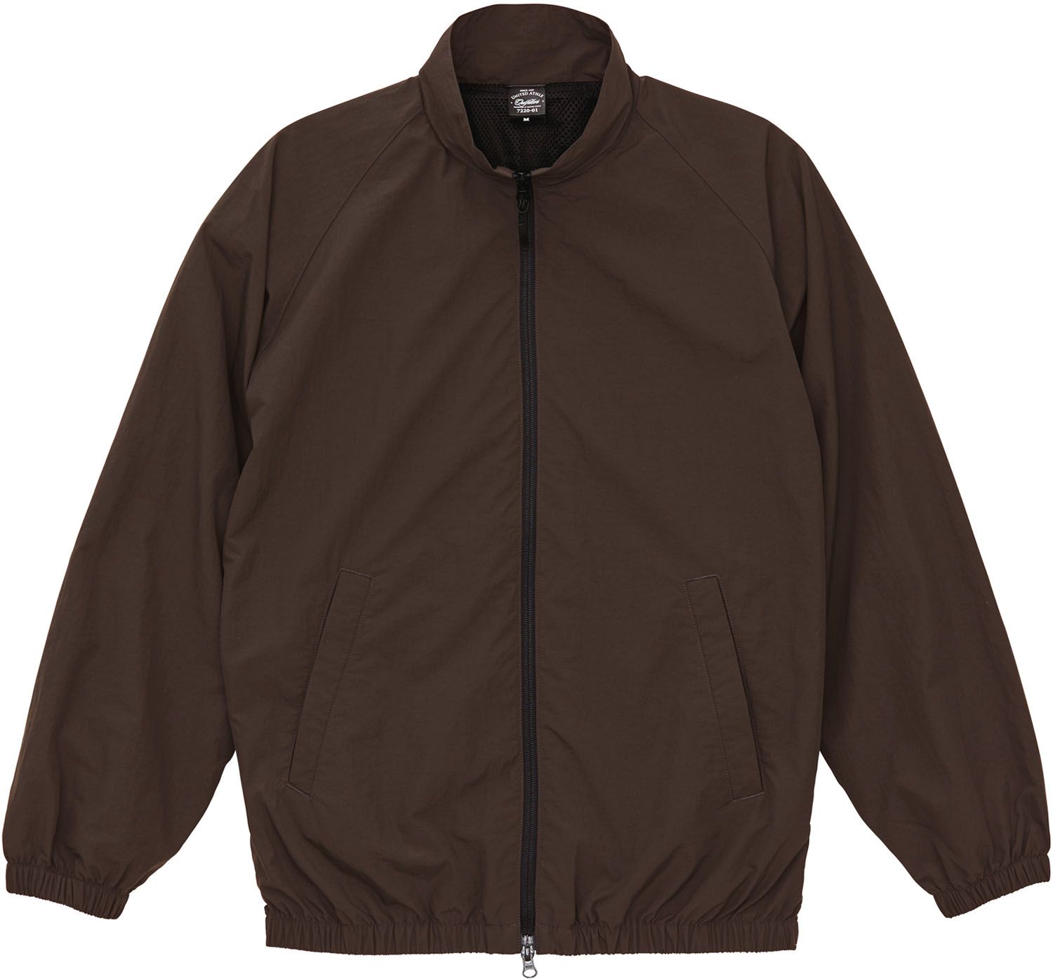 ユナイテッドアスレ UnitedAthle コットンライク ナイロン トレーニング ジャケット 裏地付 722001 86 ネイビー