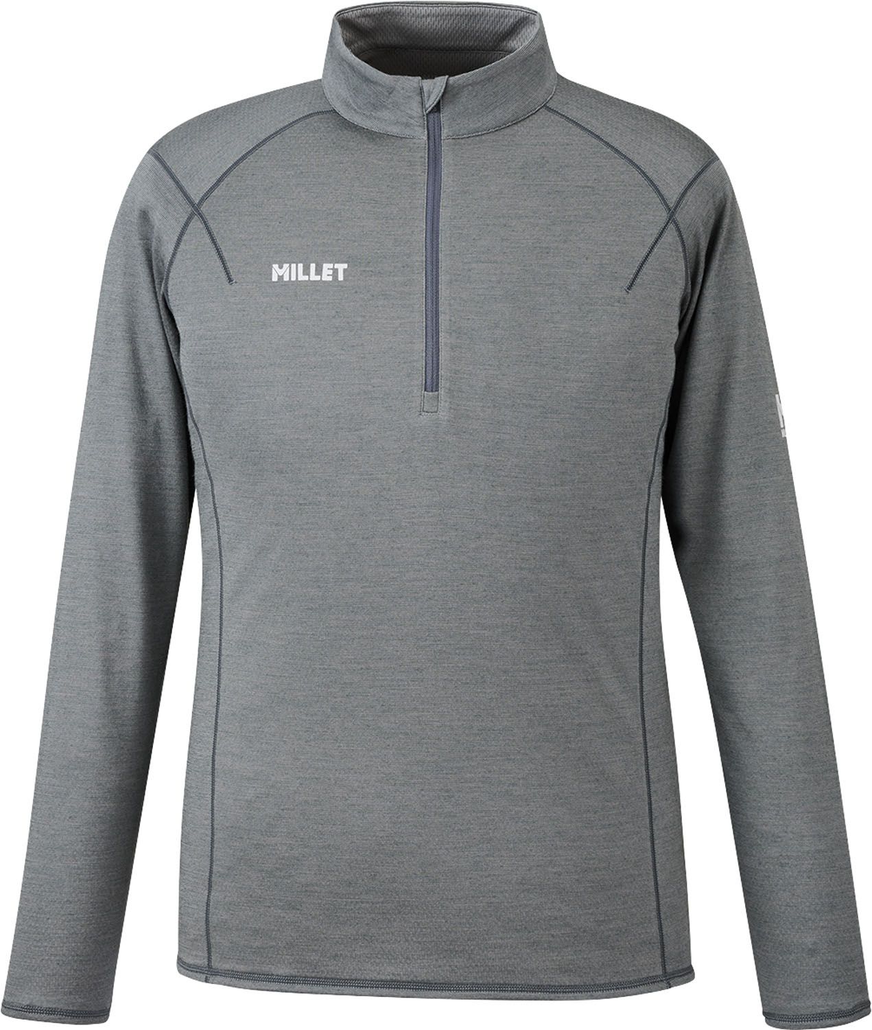 ミレー MILLET アウトドア ウビック ウール デュアル ジップ MIV02129 N4048 SMOKEDPEARL