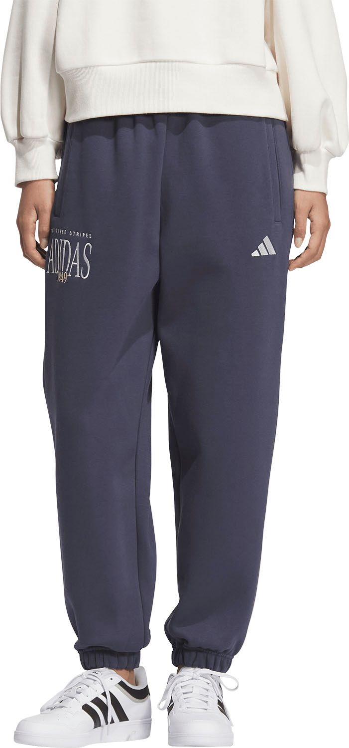 アディダス adidas バービージ ルーズフィット 9 10 丈 スウェット フリース パンツ TI734 KA0975 チョークホワイト