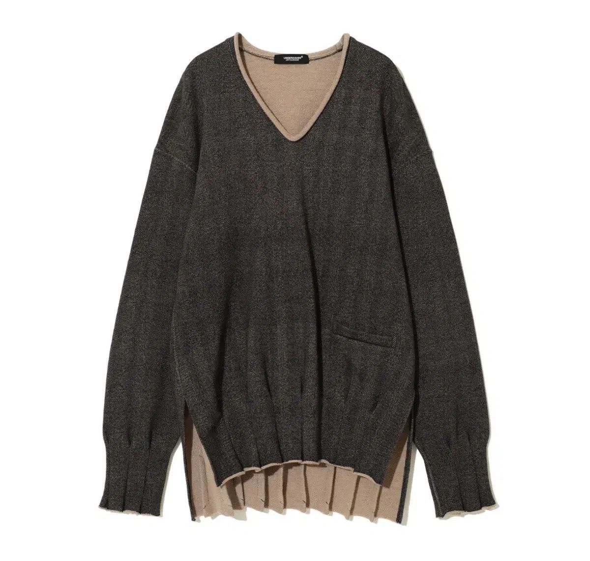 アンダーカバー ヘリンボーン スウェットシャツ