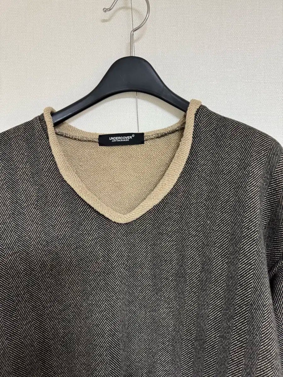 ヘリンボーン スウェットシャツ