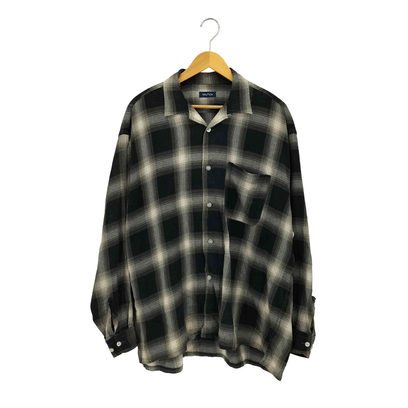 ノーティカ NAUTICA L S オンブレーチェックシャツ メンズ import M