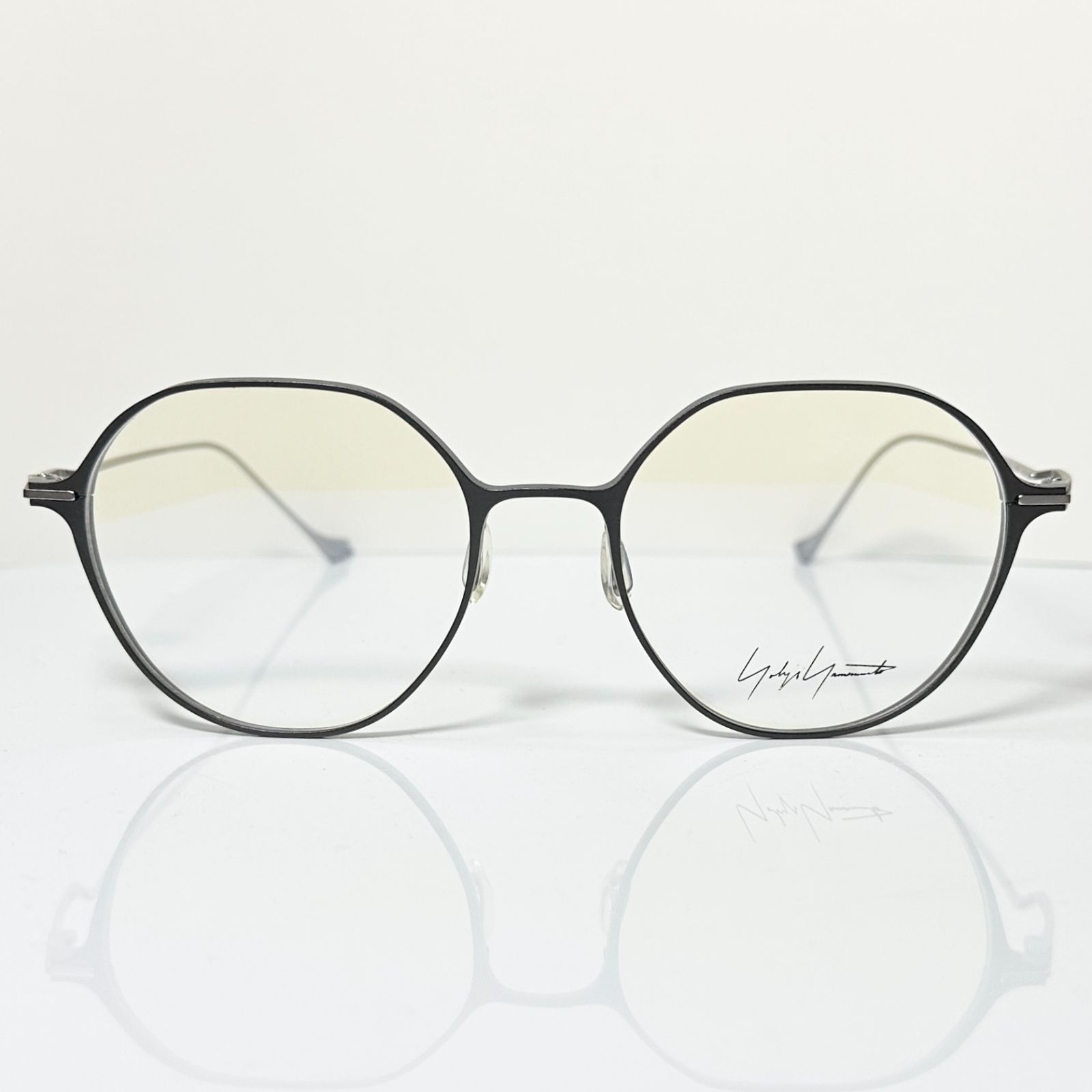 Yohji Yamamoto ヨウジヤマモト YY 3024 908 灰色 メガネ ケース付き Y 3