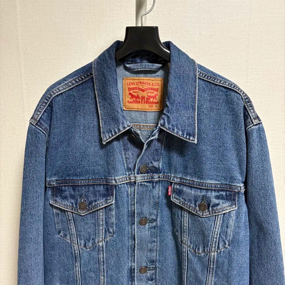 リーバイス 3rd デニム トラッカー ジャケット インディゴ L