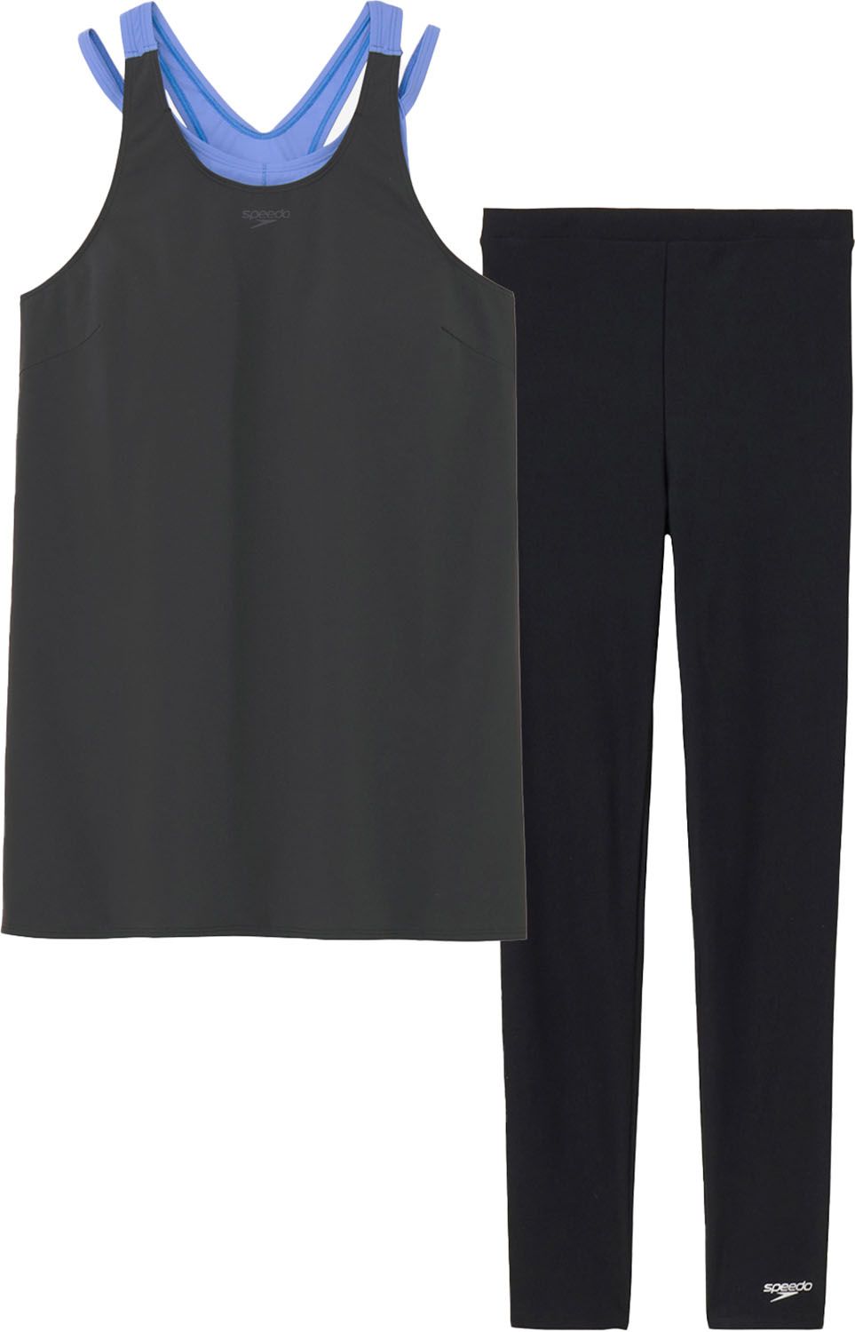 スピード Speedo スイミング AIRPA LONG 水泳 スイム 水着 レディース プール フィットネス アクアビクス エクササイズ ストレッチ リゾート ビーチ レジャー ロングレギンス SFW22561 CH チャコールグレイ