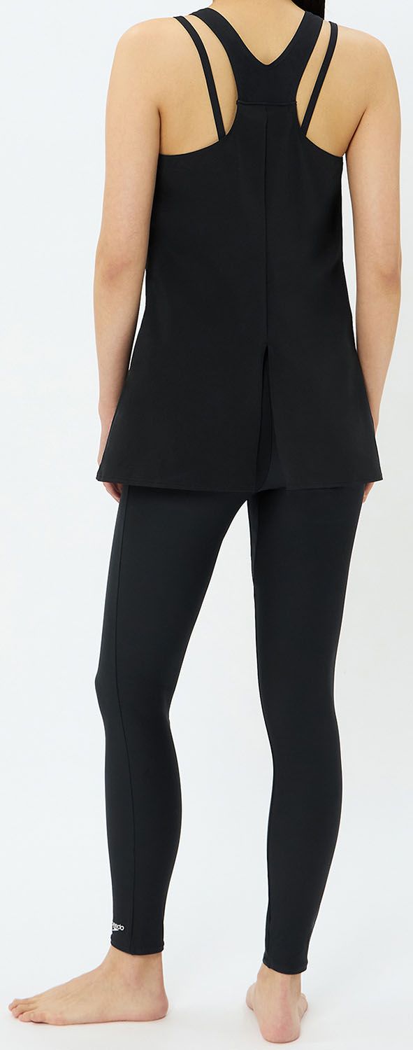 満足保障！ スピード Speedo スイミング AIRPA LONG 水泳 スイム 水着 レディース プール フィットネス アクアビクス エクササイズ ストレッチ リゾート ビーチ レジャー ロングレギンス SFW22561 SK スモークカーキ