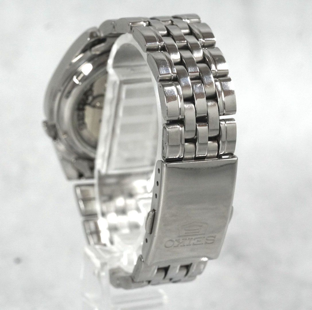SEIKO 5 セイコー5 自動巻き automatic 7S26 シルバー文字盤 裏