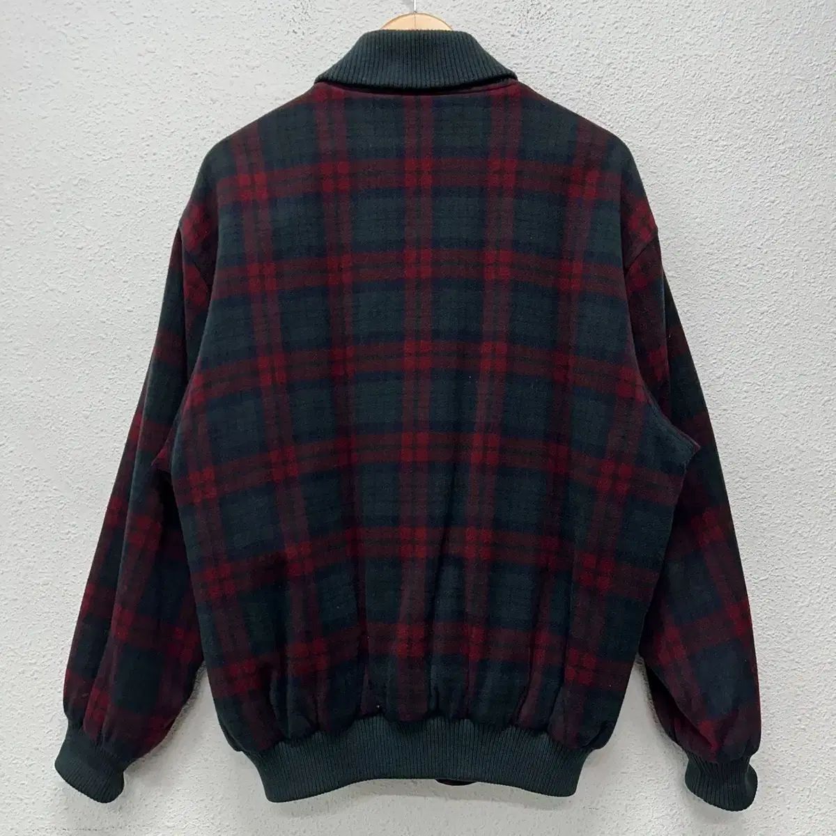 105 ラコステ メンズ ヴィンテージ チェックパターン ショール ブルゾン ジャケット N4165