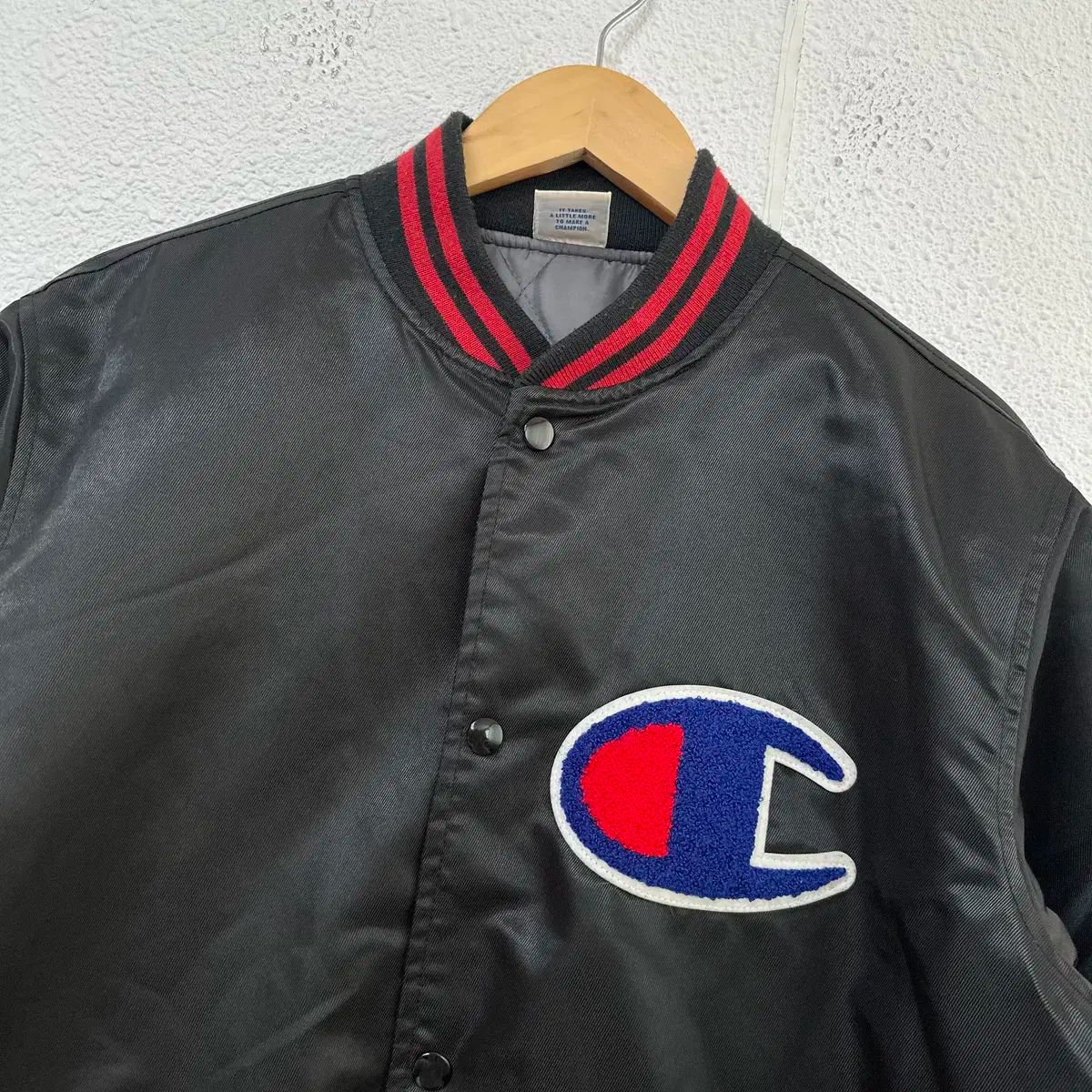 L チャンピオン ビックロゴ 星条旗 パッチ ヴィンテージ スタジャン スタジアム ジャケット N4057