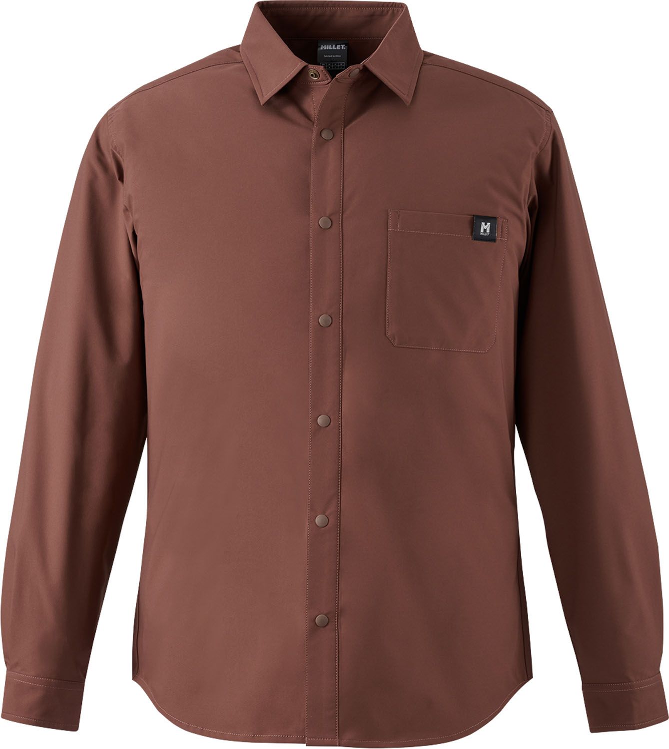 ミレー MILLET アウトドア グーテ ロングスリーブシャツ MIV02132 N9928 CINNAMON