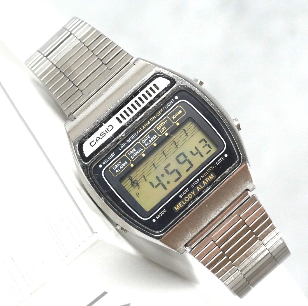 激レア】CASIO カシオ メロディアラーム MELODY ALARM 101A1-57 腕時計