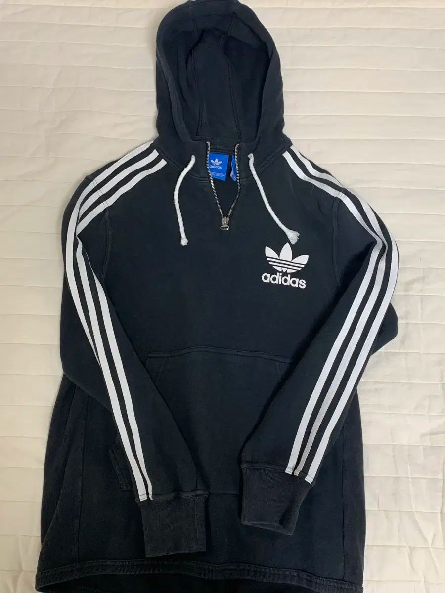  アディダス フレンチテリー フーディー ブラック 100 L パーカー トップス