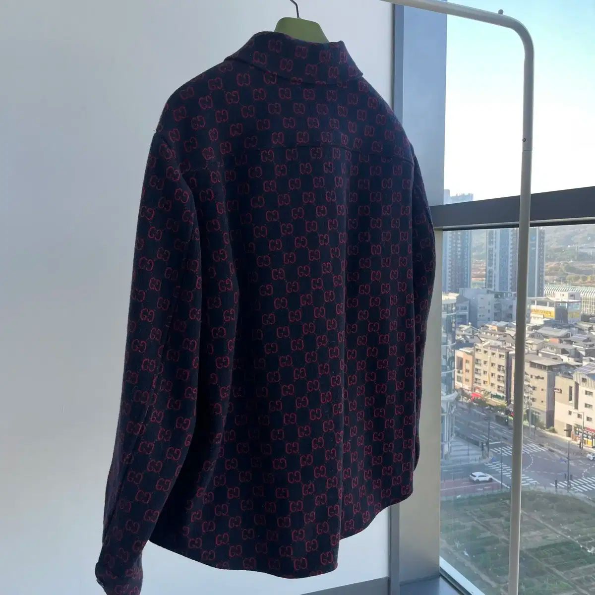 ジップアップ シャツ