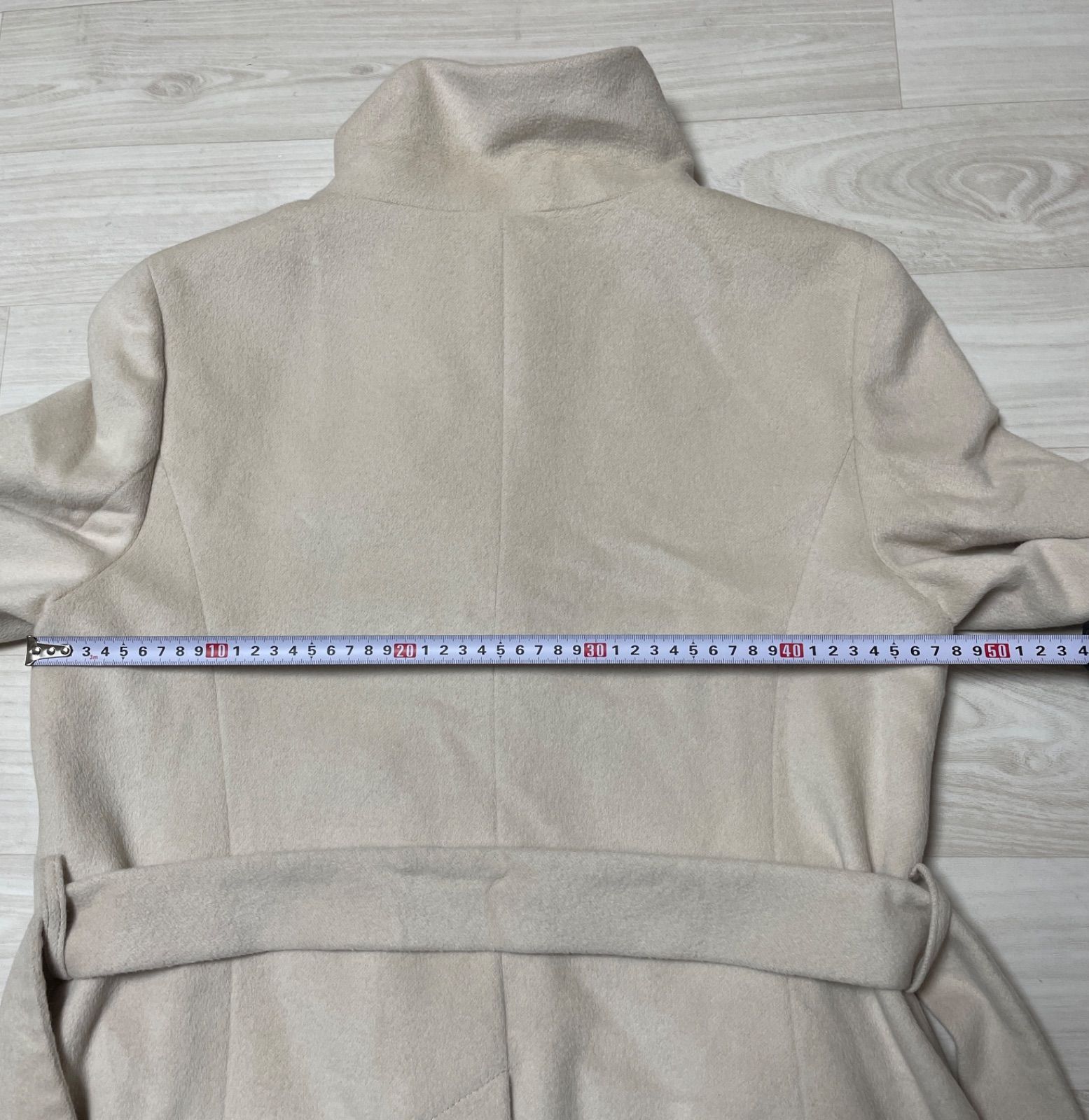 UNTITLED アンタイトル ベージュ ウールコート 42 アンゴラ混 GULLKHAN_COM