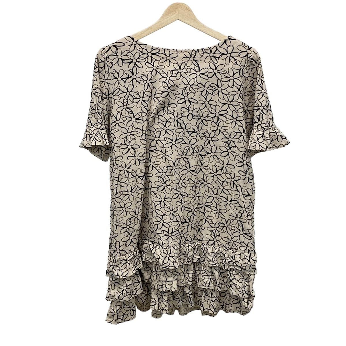 希少46サイズ今季新作の新品未使用『ローズティアラ』チュニック Rose Tiara #snc ローズティアラ チュニック 46 紺 大きいサイズ