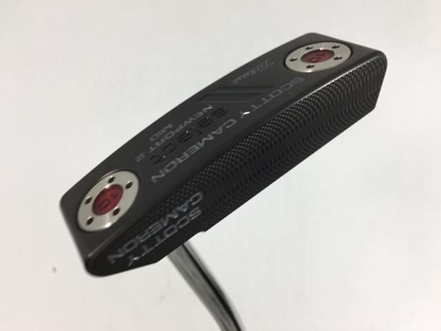 返品OK ゴルフクラブ タイトリスト スコッティ キャメロン セレクト ブラックミスト ニューポート2 MID オリジナルスチール パター