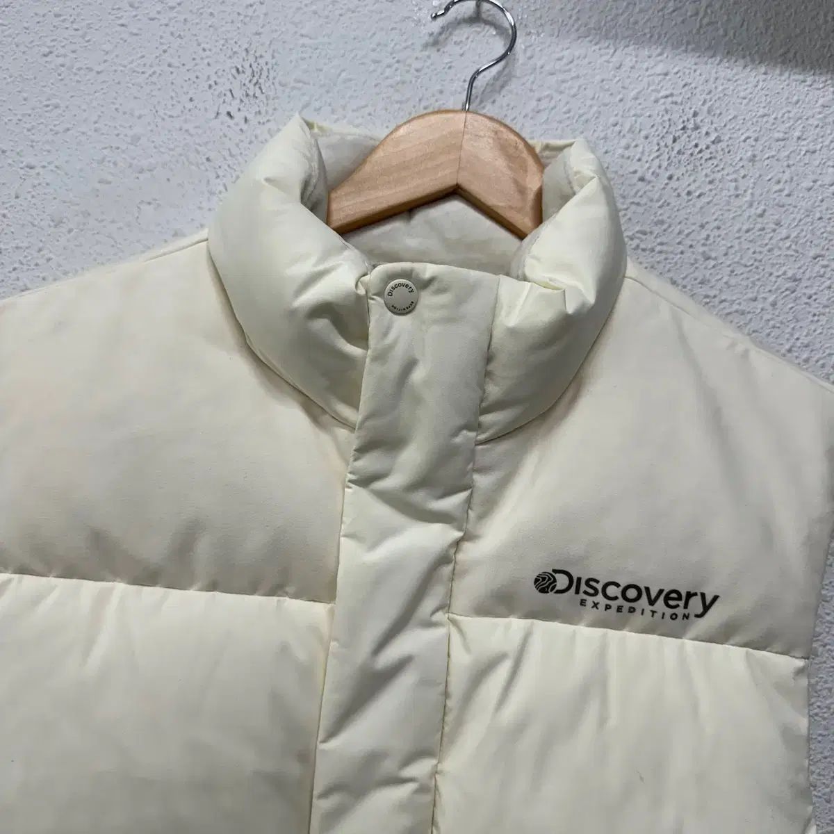 95 新モデル DISCOVERY ユニセックス 反射スローガン DUCK DOWN ダウン ベスト N4502 KANDAIZUMI_COM