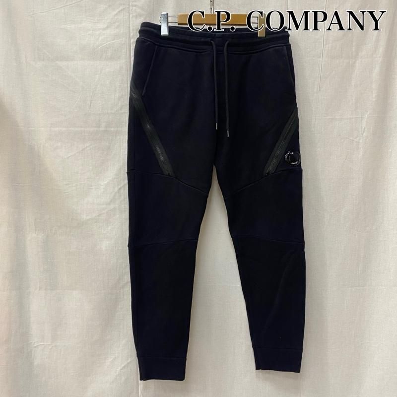 シーピーカンパニー DIAGONAL RAISED FLEECE ZIPPED TRACK PANTS black S メンズ S ISItems【USED】【古着】【】50142727