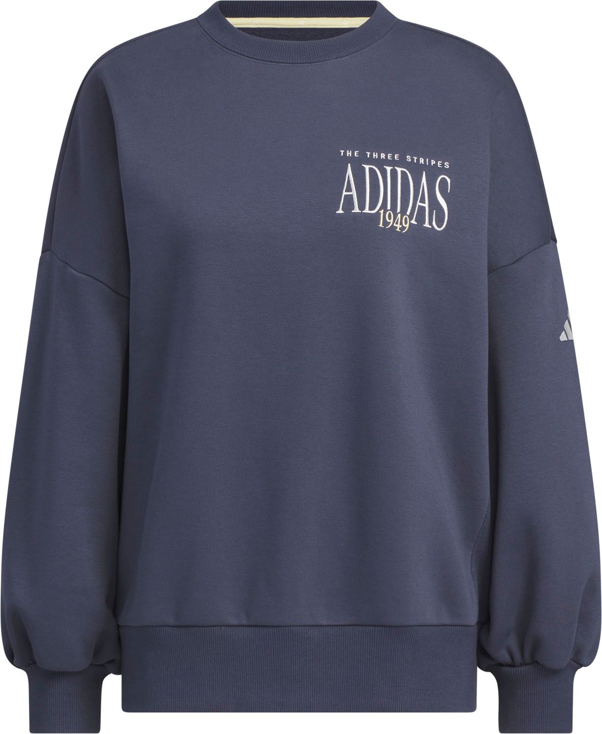 アディダス adidas バービージ ルーズフィット フリース クルーネック スウェットシャツ TA374 KA0970 ライトグレーヘザー