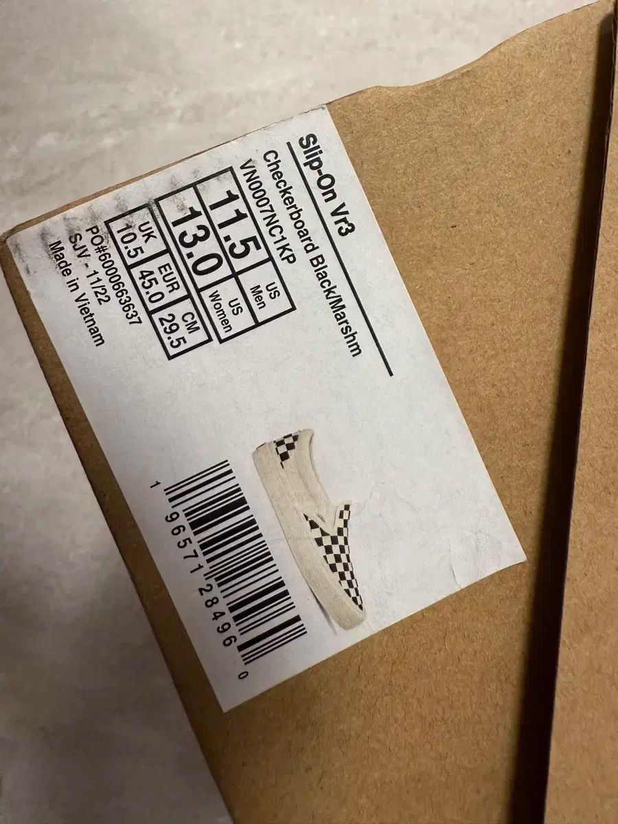 295 VANS ヴァンズ スリッポン VR 3 チェッカーボード