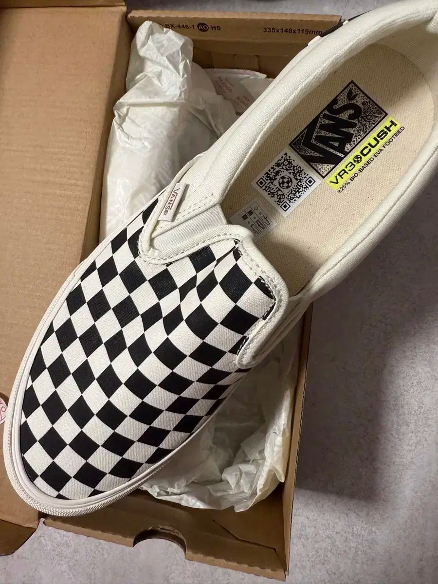 295 VANS ヴァンズ スリッポン VR3 チェッカーボード
