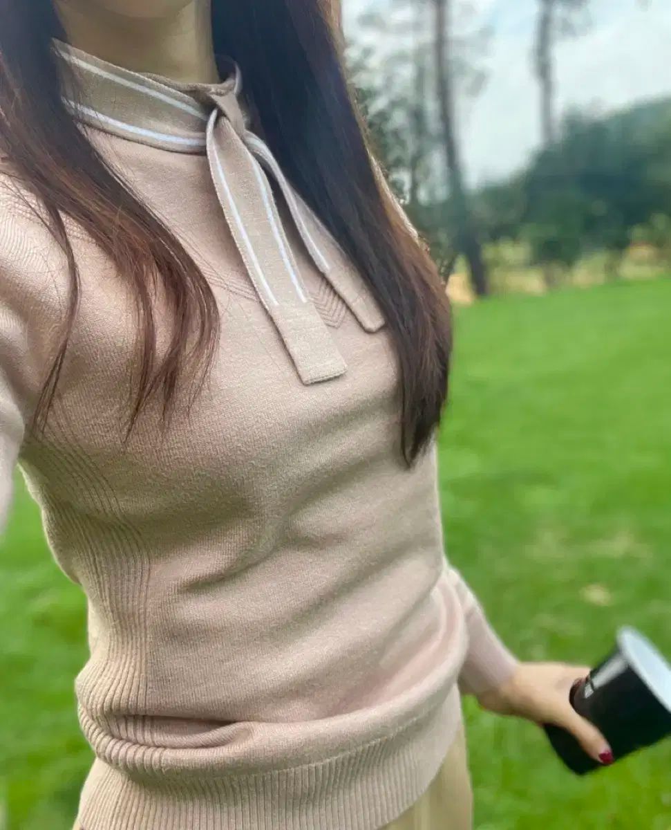 レディースゴルフウェア 防風 ウィンドブレーカー リボン取り外し