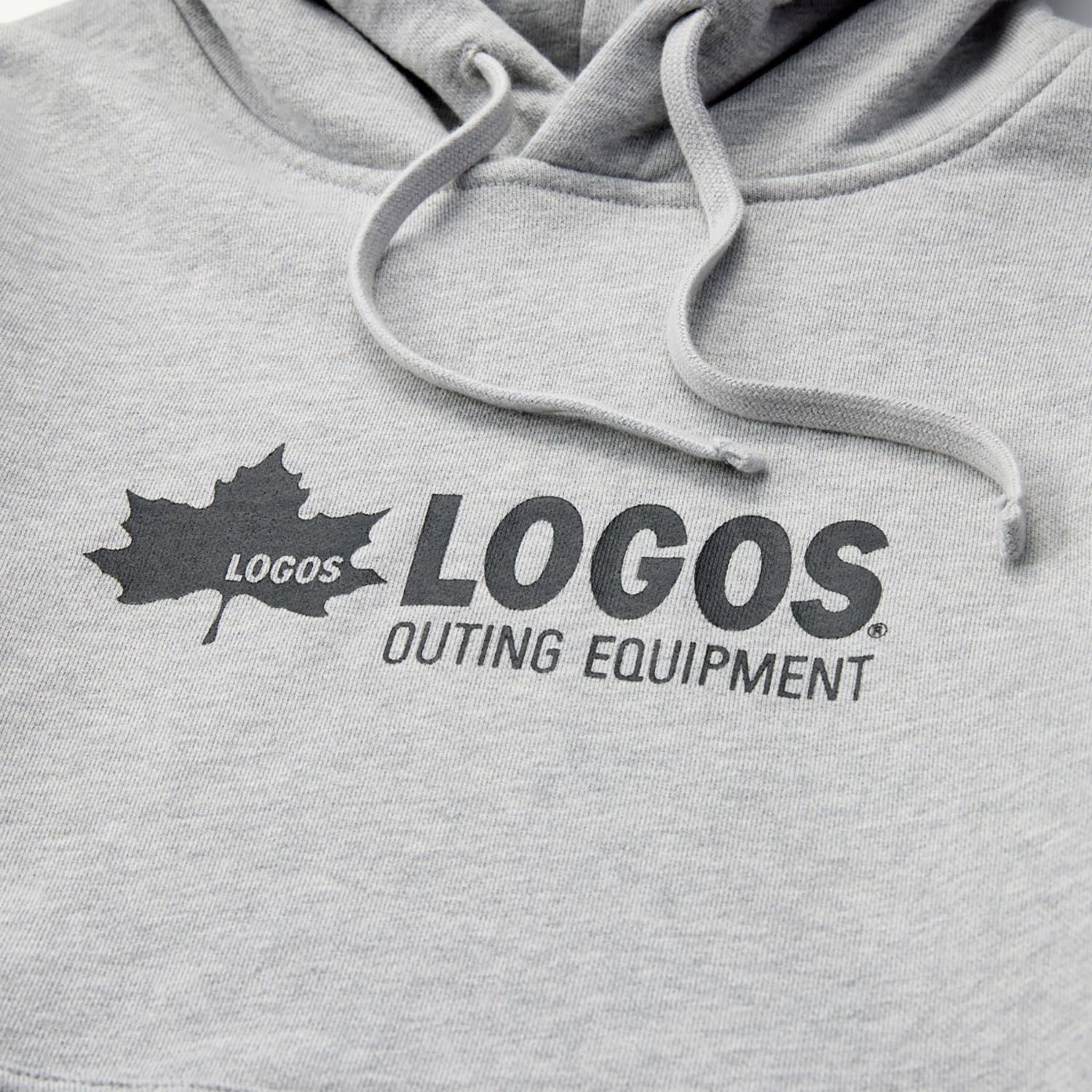 ロゴス LOGOS アウトドア パーカー 34210 杢グレー XL