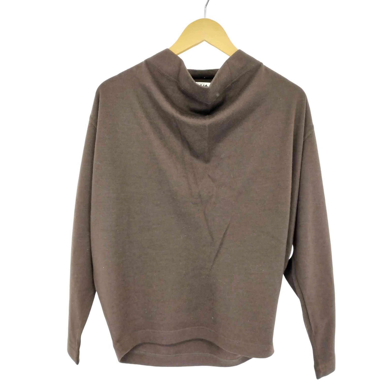 プランテーション Plantation 90S ミッドネックウールカットソー レディース M