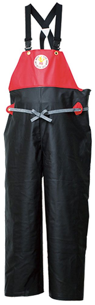 ロゴス LOGOS アウトドア ハイパーマリンエクセル プロ オーバーオール ブラック S レインパンツ パンツ ズボン 防水 耐寒 耐油 水産業 遠洋 中近海作業 湾岸作業 養殖業 水産加工業 12180714 -