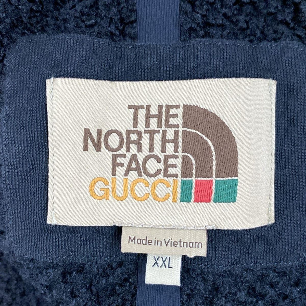 品質100％保証! GUCCI グッチ パンツ サイズXXL - 663910 黒×ベージュ×マルチ THE NORTH FACEコラボトレッキングロング 定評のある
