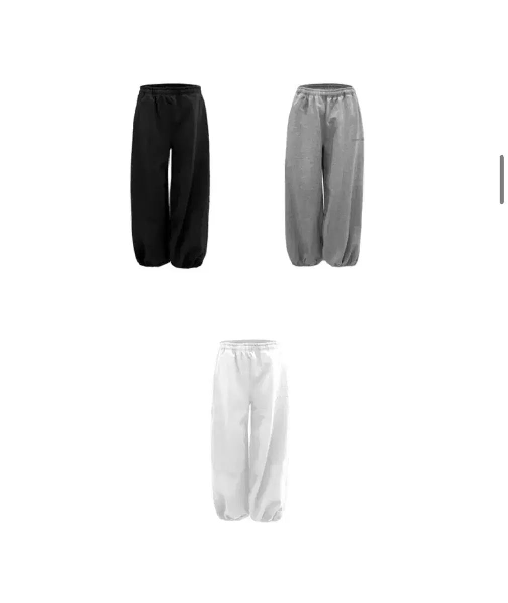 オドア モリー ジョガー パンツ ホワイト