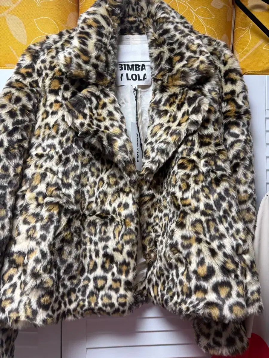 BOOMバイローラ レオパード ショート ファージャケット