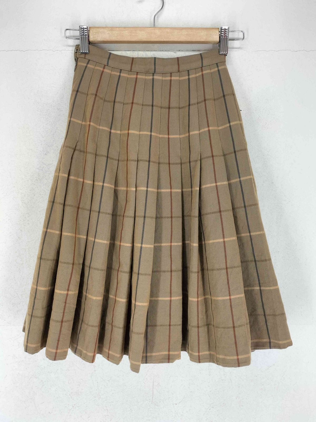 バーバリーズ BURBERRYS チェック柄プリーツスカート レディース 表記無
