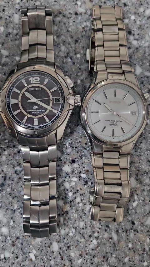 セイコーソーラークオーツ2点まとめ
