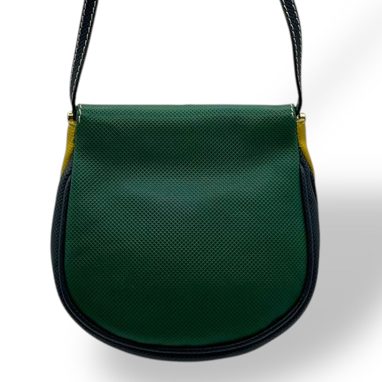 希少　BOTTEGA VENETA　ショルダーバッグ　レザー　pvc 美品 希少モデル ボッテガヴェネタ ショルダーバッグ オールド