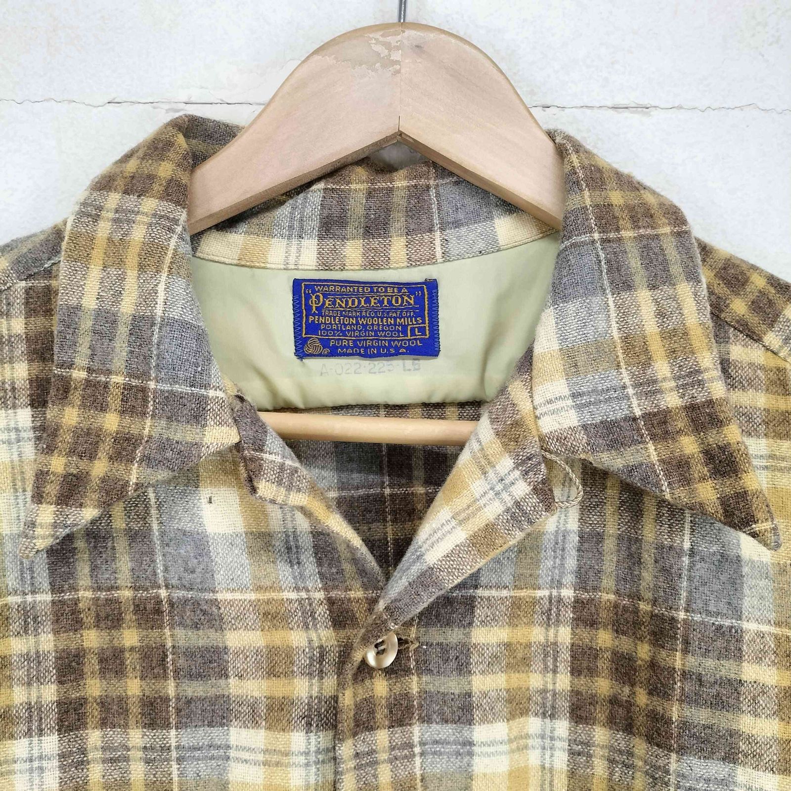 ペンドルトン PENDLETON 70s～80s USA製 L/S オンブレ ボードシャツ