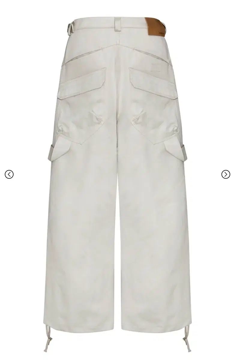 kamien BAGGY PANTS LIGHT BEIGE