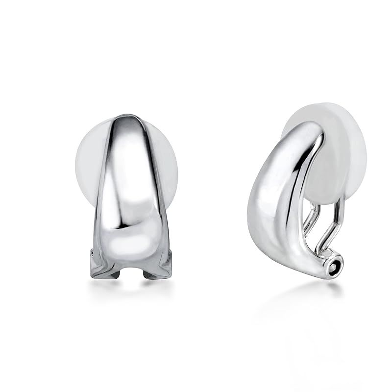 迅速発送】FH.bird イヤリング レディース シンプル 穴なし シルバー