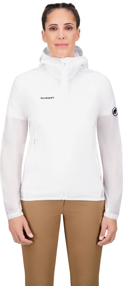 マムート MAMMUT アウトドア コンベイ ウィンドブレーカー フーデッド ジャケット アジアンフィット レディース 女性 ウィメンズ 上着 アウター 登山 お出かけ 旅行 1012 00540 0243 WHITE