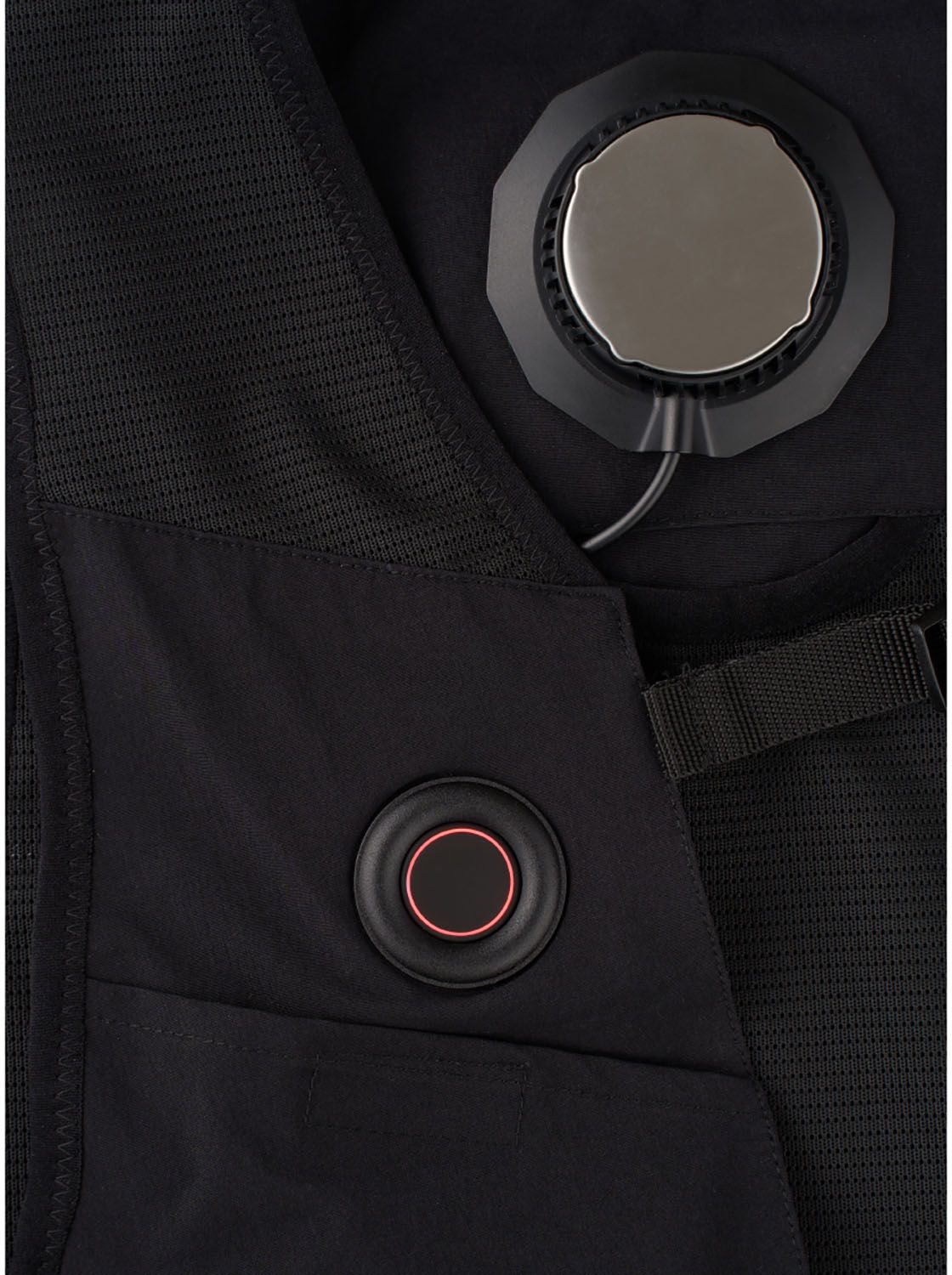 ロゴス LOGOS アウトドア ペルチェクールベスト ブラック