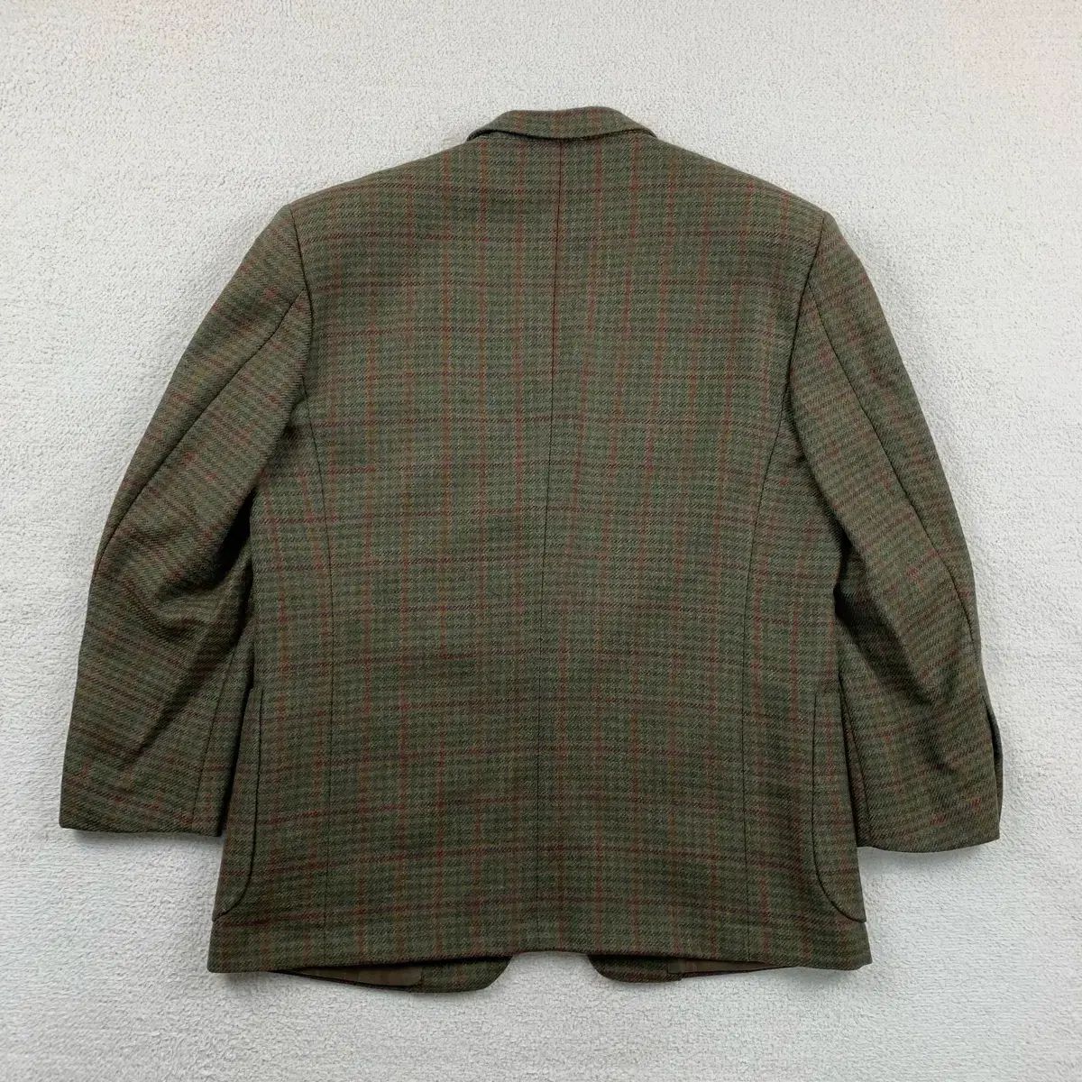 90s ヴィンテージ LANVIN グレンチェック ウール ブレーザー