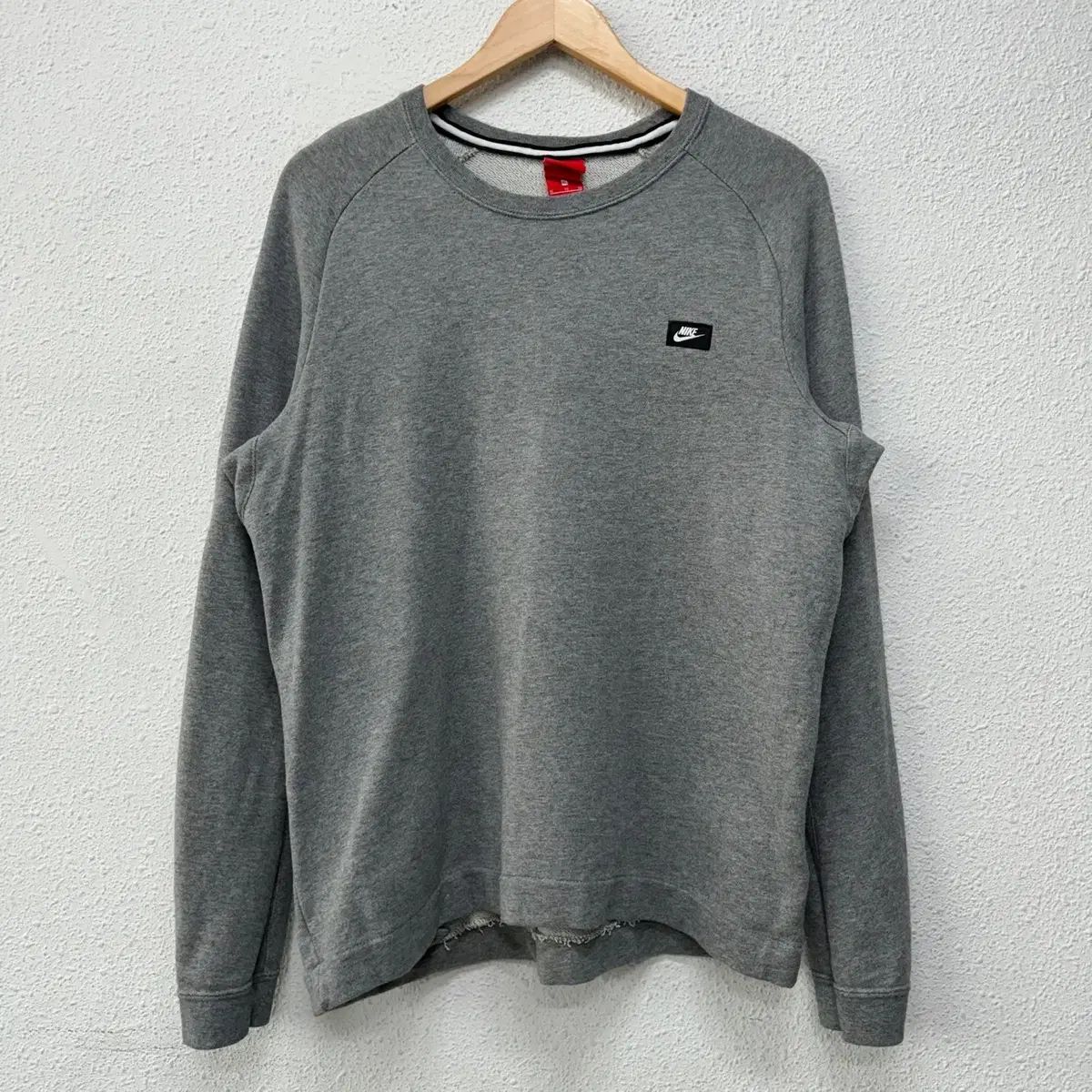 XL NIKE メンズ ボックス スウッシュ グレー スウェット Tシャツ N4830