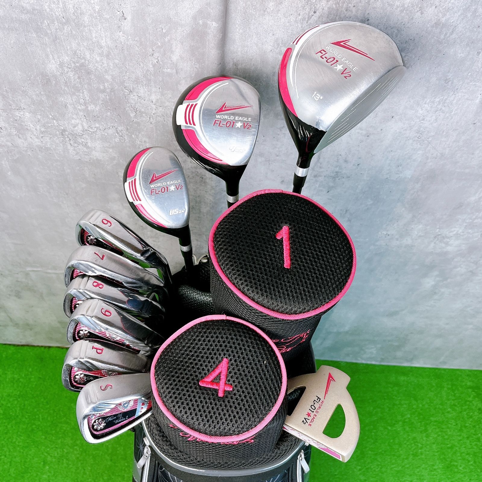 レディース 用 キャロウェイ ソレイル ソレイユ ワールドイーグル ゴルフクラブセット 右打ち 10本 Callaway Solaire WORLD EAGLE