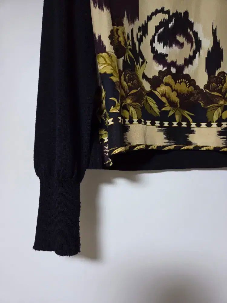  ETRO エトロ シルク バイ タートルネック ニット 長袖 ニット セーター