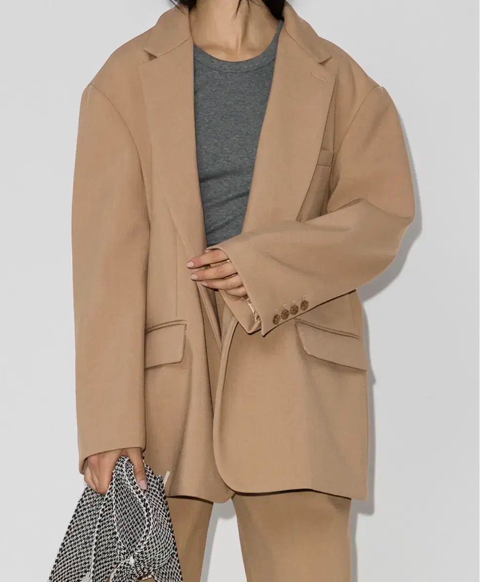 더 프랭키 샵 베아 オーバーサイズ Single ブレスト ブレーザー