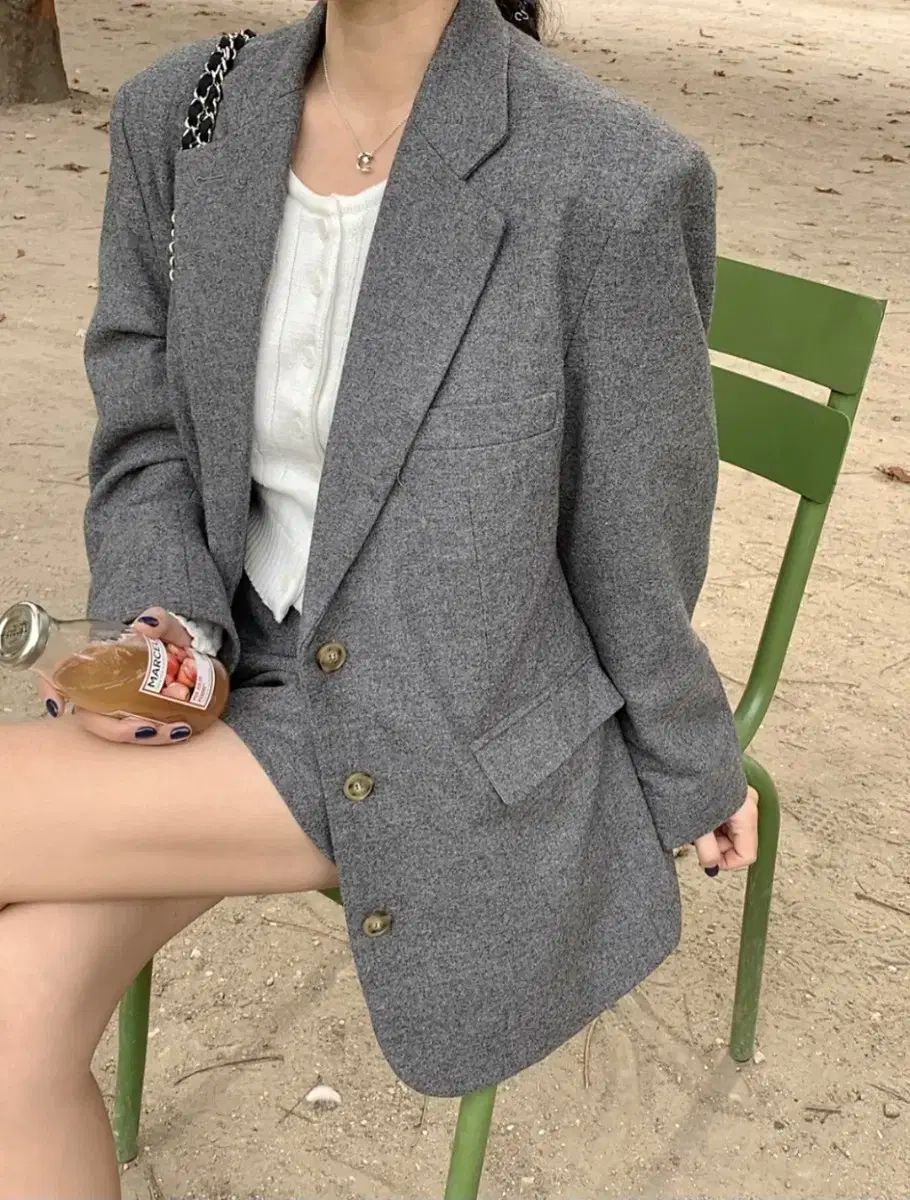 ショップマグネット オーバ ウールジャケット