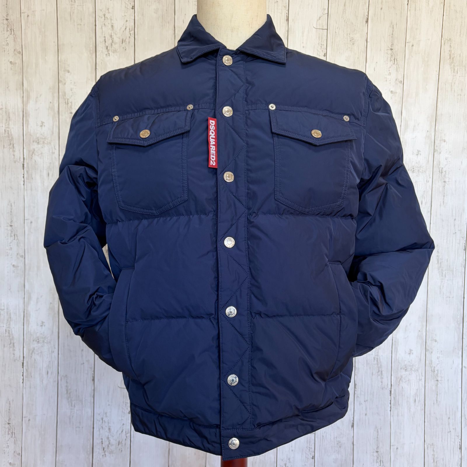 ディースクエアード dsquared2 ダウンジャケット サイズ48 ネイビー