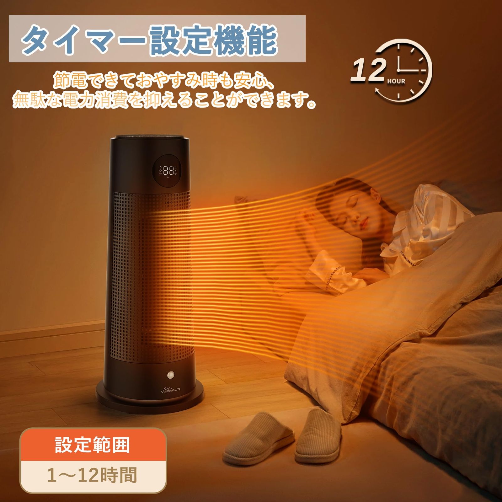 VECELO セラミックヒーター